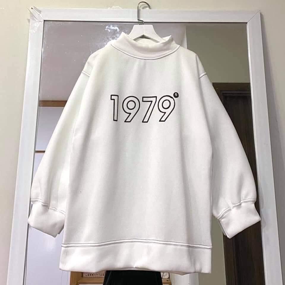 Áo Sweater Nam Nữ Cổ Lọ In 1979 Form Rộng Dài Tay Ảnh Thật E451 Hot Hit Xưởng sỉ Đại Dương | WebRaoVat - webraovat.net.vn