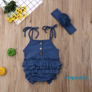 Bộ bodysuit 1 mảnh+băng đô cho bé sơ sinh
