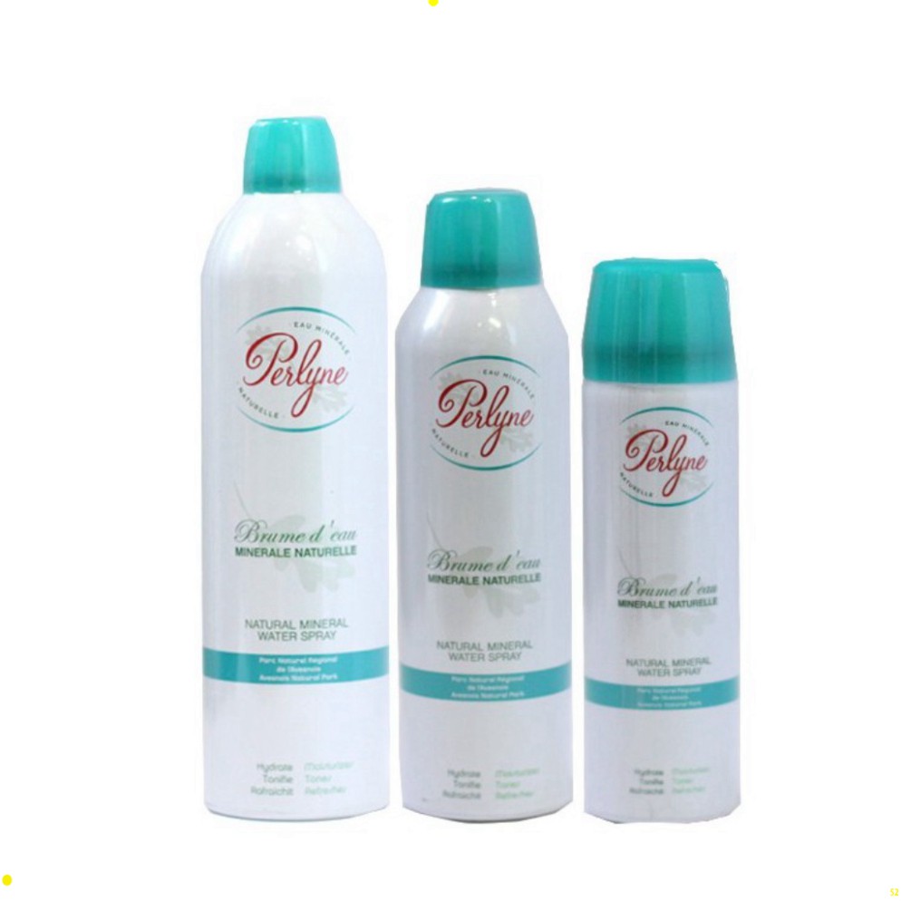 Xịt khoáng nền giữ lớp trang điểm khóa phấn, xịt dưỡng da giàu khoáng chất perlyne natural mineral water spray xvc | BigBuy360 - bigbuy360.vn