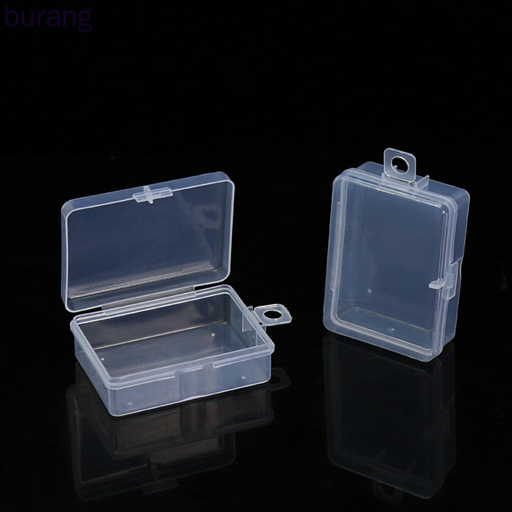 Hộp Nhựa Trong Suốt Mini Đựng Trang Sức Tiện Dụng