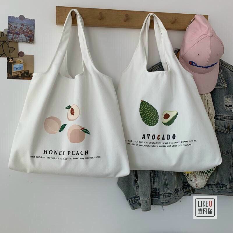 TOP mẫu hot Túi tote vải bố đựng đồ canvas