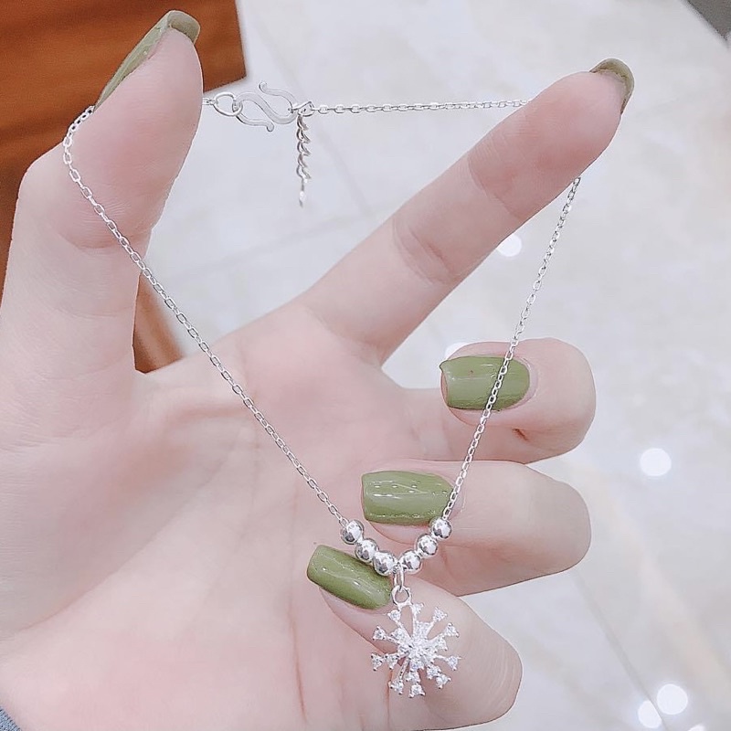 Lắc chân tuyết bạc ta - Lắc chân nữ mặt tuyết bạc ta - Vàng Bạc Khải Khải