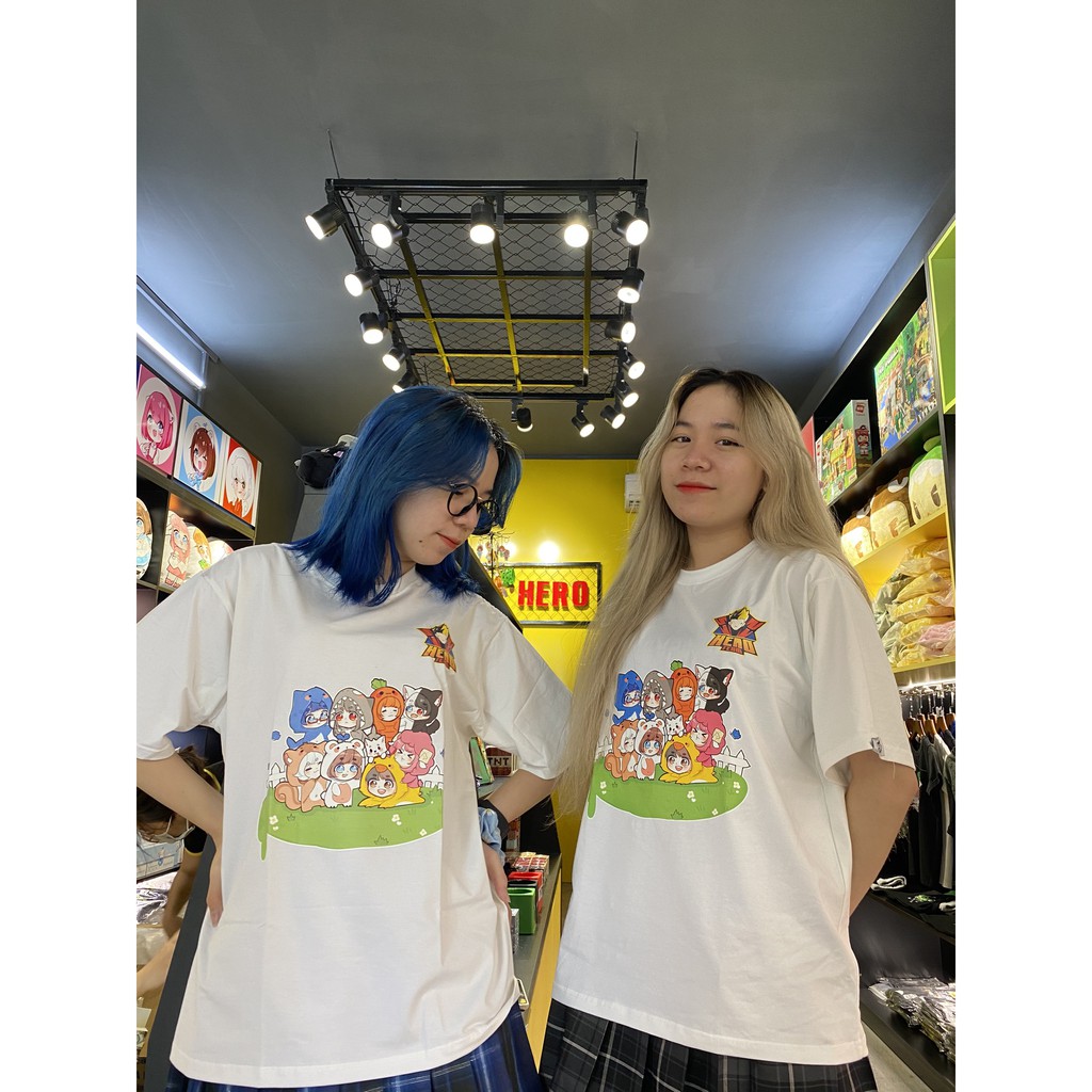 Áo Hero Team trắng ĐỦ SIZE