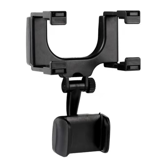 Giá Đỡ Điện Thoại / GPS / DVR / Thiết Kế Xoay 360 Độ Gắn Kính Chiếu Hậu Xe Hơi Thông Dụng