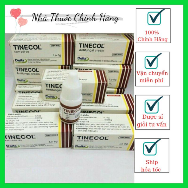 💫Cam kết chính hãng💫Bôi ngoài da Tinecol (6g)