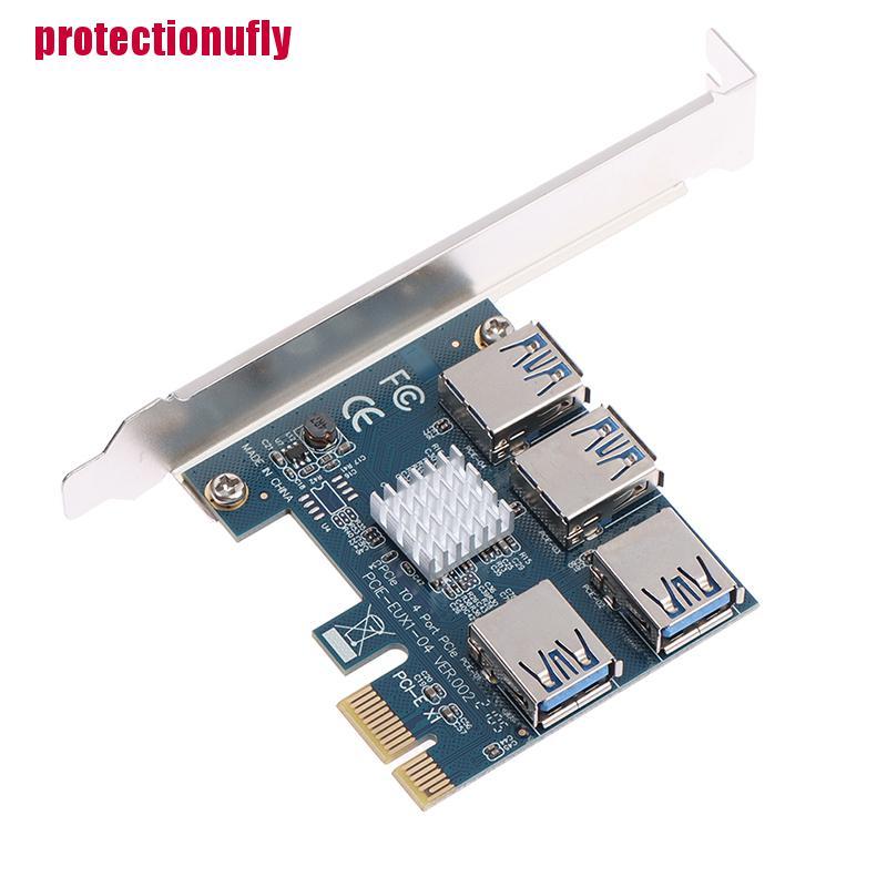 (Proflyvn) Bảng Mạch Pci-E 1 4 Pci-Express Slot 1x Sang 16x Usb 3.0