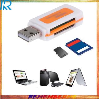 Đầu đọc thẻ nhớ 4 ngăn SD/MMC/TF/MS/M2 đầu cắm USB