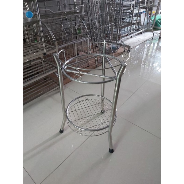 Kệ inox để nồi cơm, bình nước
