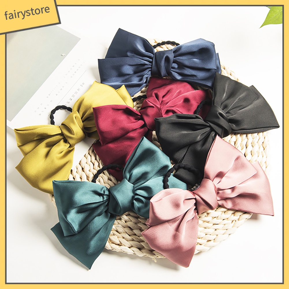 Dây buộc tóc thắt nơ thiết kế thời trang cho nữ