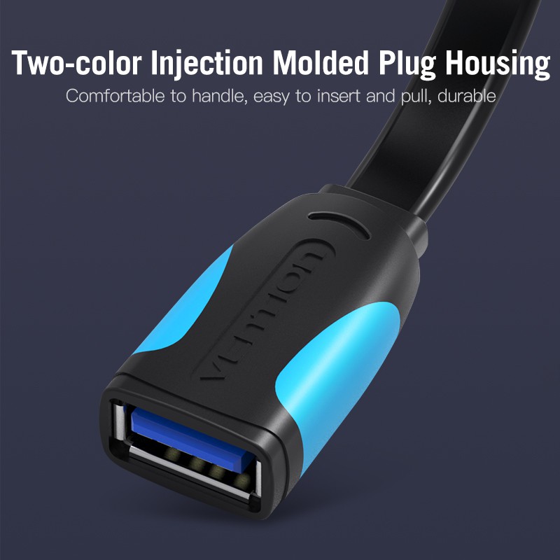 Cáp chuyển đổi VENTION Cổng USB3.0 Male sang Female cho PC / Máy chơi game Playstation