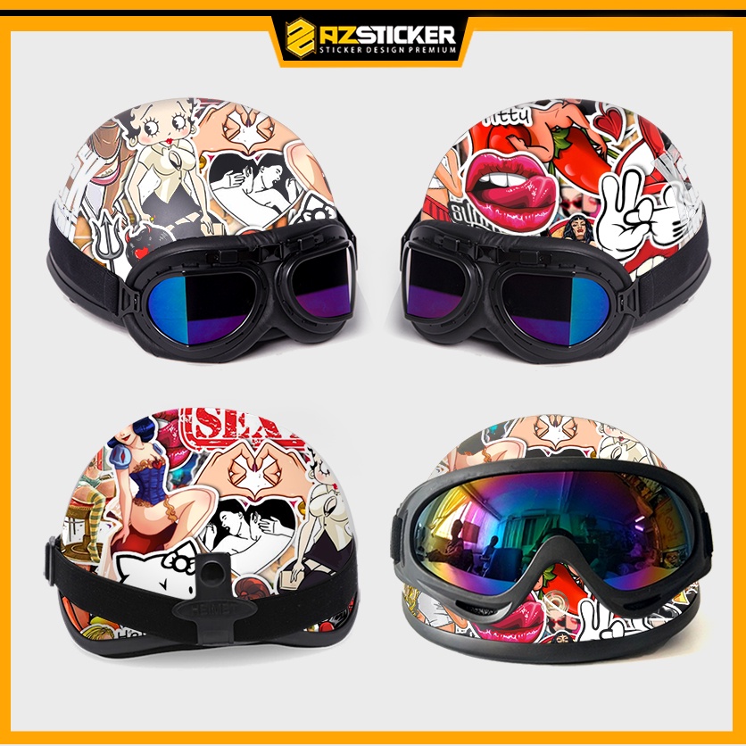 Sticker Chủ Đề Sexy Woman | Sticker Dán Laptop Chất Liệu PVC 5 Lớp Chống Nước Cắt Sẵn Từng Hình