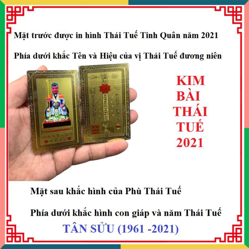 Kim Bài Thái Tuế 2021 Tân Sửu | BigBuy360 - bigbuy360.vn