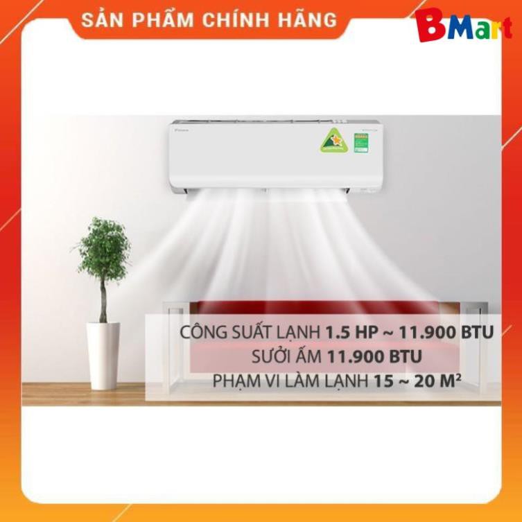 [ FREE SHIP KHU VỰC HÀ NỘI ]  Điều hòa Daikin 12000BTU 2 chiều Inverter R32(VN) FTHF35RAVMV/RHF35RAVMV  - BM