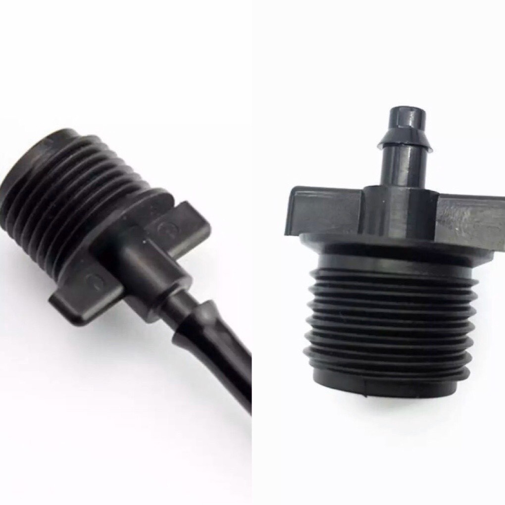 Ren 21 nối ra ống 6mm gân ( 1 đầu gân ) - Phụ kiện nối ống tưới tiện lợi nhanh chóng - Tổng kho kim khí điện nước