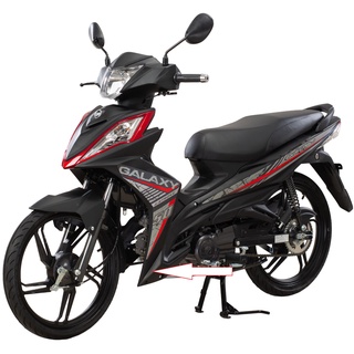 Mỏ cày đen nhám bên trái xe Sym Galaxy 50cc