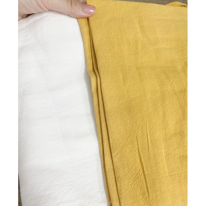 Đầm 2 dây ĐŨI THÔ buộc dây lưng dáng dài maxi mùa hè 2 màu vàng, trắng (Ảnh cận chất)