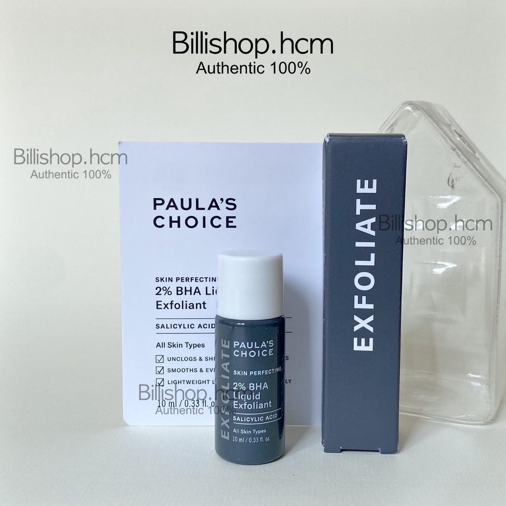 Sample 30ML/10ML - Tẩy tế bào chết 2% BHA Liquid Exfoliant