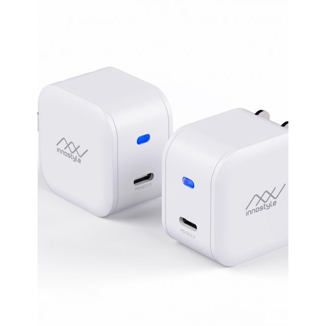 Sạc Nhanh INNOSTYLE USB-C PD 18W Minigo White