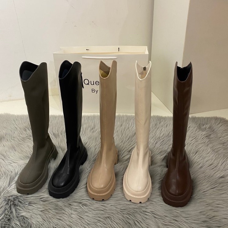 [Order] Boot nữ cổ cao da mềm ôm chân cao cấp mùa đông 2022 | BigBuy360 - bigbuy360.vn