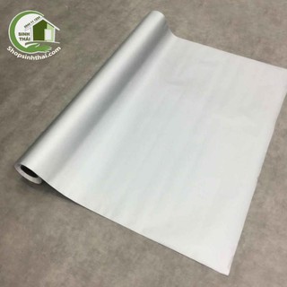 Giấy dán tường màu xám nhám - khổ 1,2m - có sẵn keo