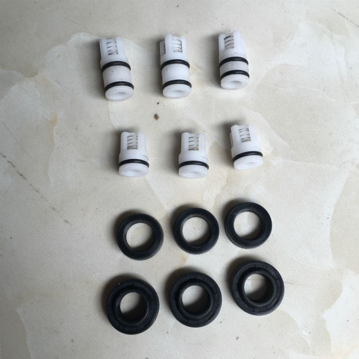 Bộ phớt-van một chiều máy bơm rửa xe mini gia đình dùng phớt 12-20 &12-18. 12 chiếc