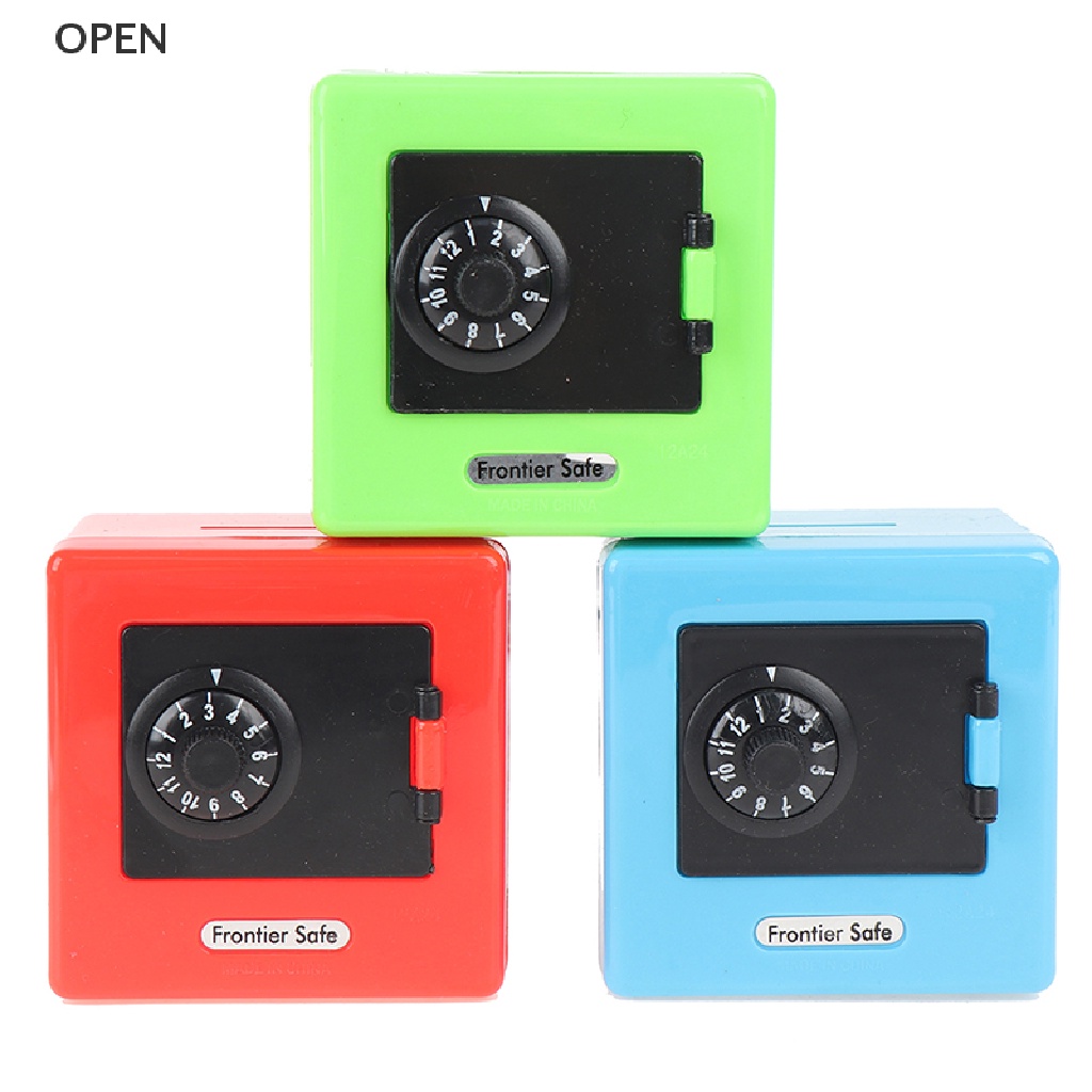 Op 1 Hộp Tiết Kiệm Tiền Mini Kết Hợp Khóa An Toàn my