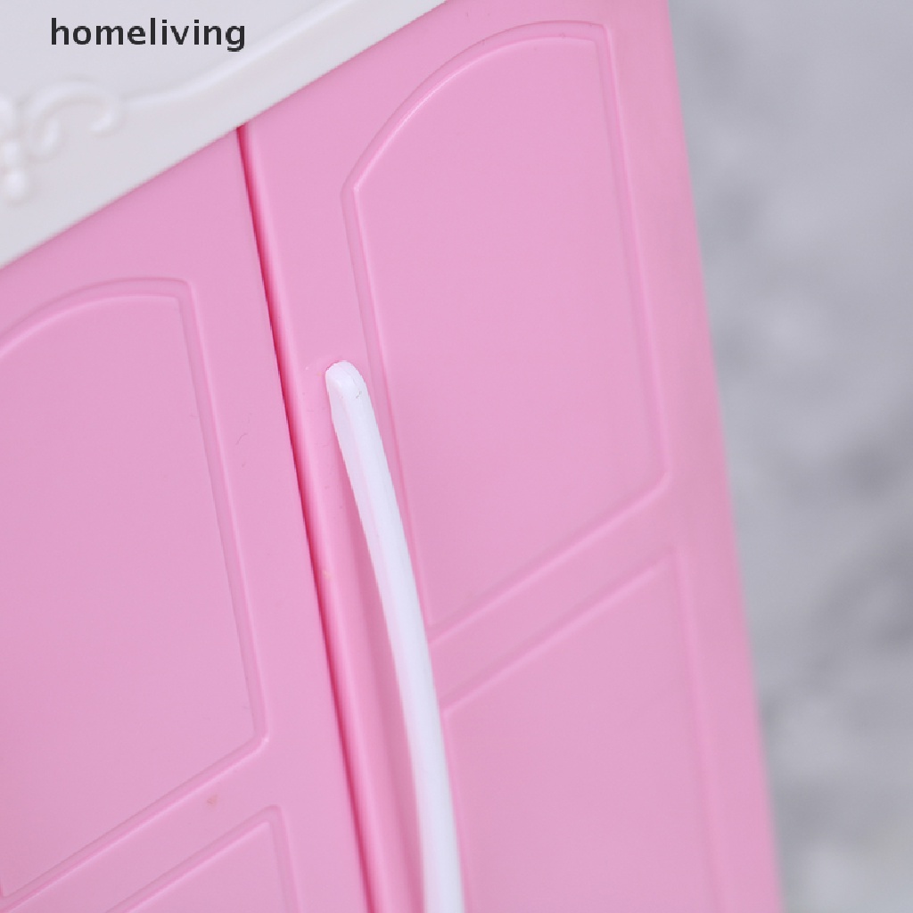 Tủ Quần Áo Búp Bê Màu Hồng Xinh Xắn