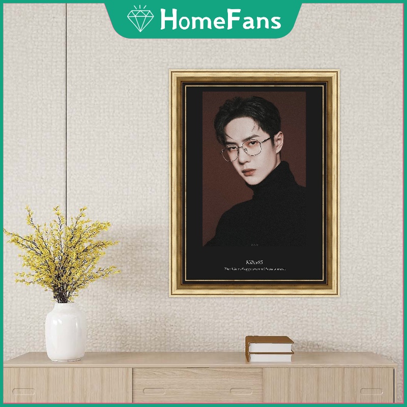 Bộ Tranh Đính Đá 5D Tự Làm 30x40cm Hình Wang Yibo Xiao Zhan