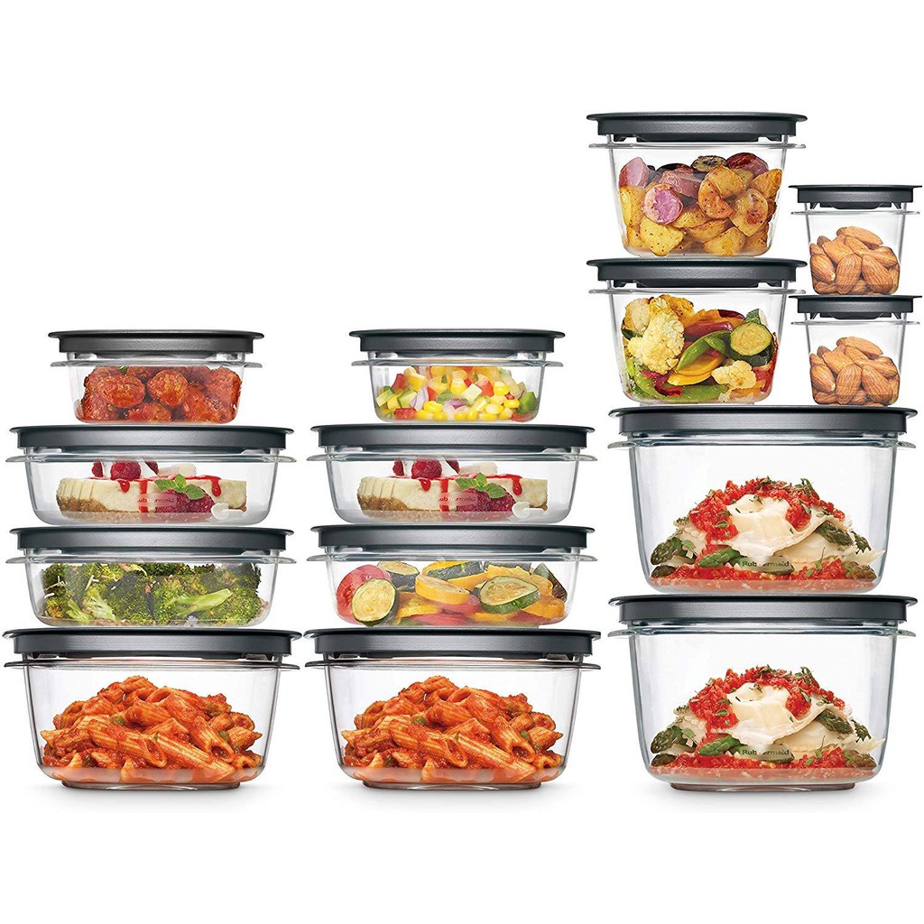 (Có sẵn) Bộ Rubbermaid tritan 14 hộp