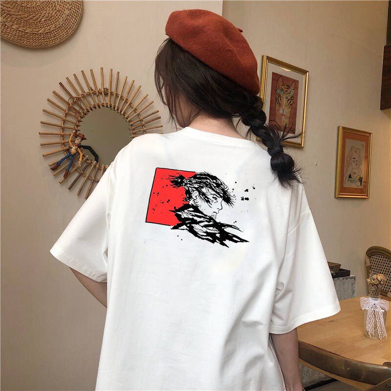 Áo thun tay lỡ nữ form rộng Samurai form rộng vải dày mịn 2020T1815