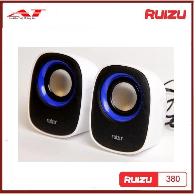 Loa vi tính RUIZU RZ-380, âm thanh chân thực, công suất 6W