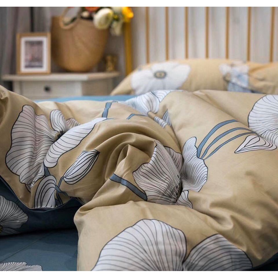 Set bedding 100% cotton tự nhiên