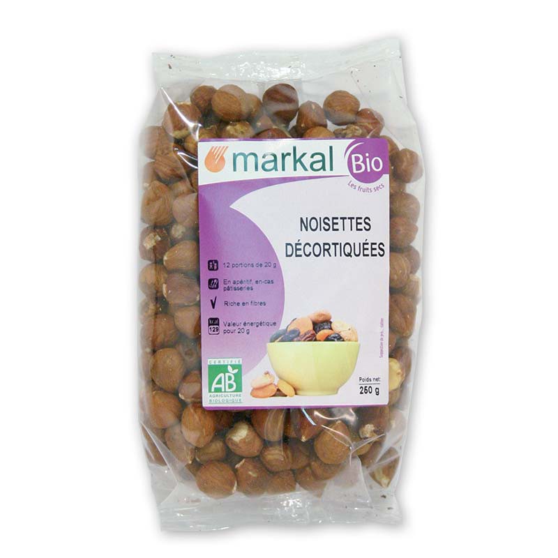 Hạt phỉ hữu cơ tách vỏ Markal 250g