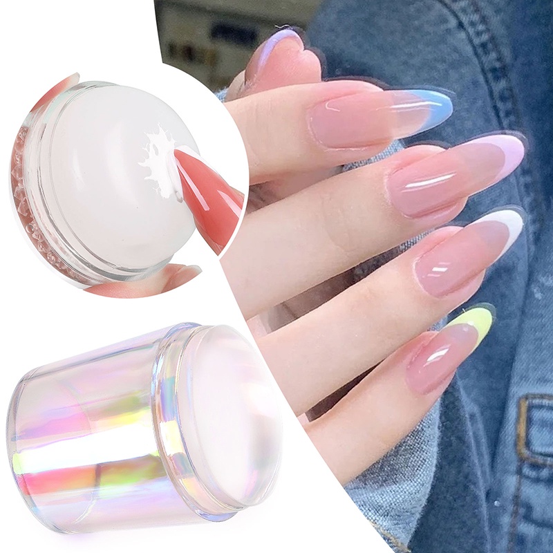 Con dấu in móng Misscheering Mp0078 trang trí bằng silicone có thể tháo rời tiện dụng 3.5/ 3.8cm