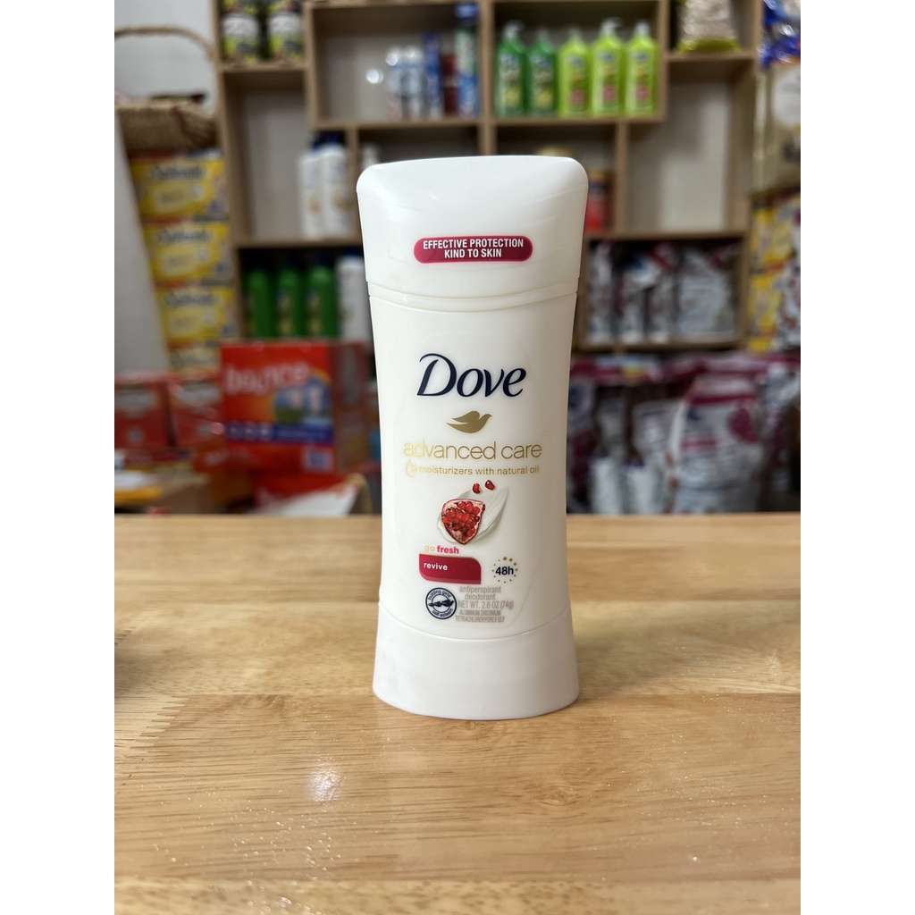 [Hàng Mỹ] Lăn khử mùi Dove advanced care 48h Mỹ 74g