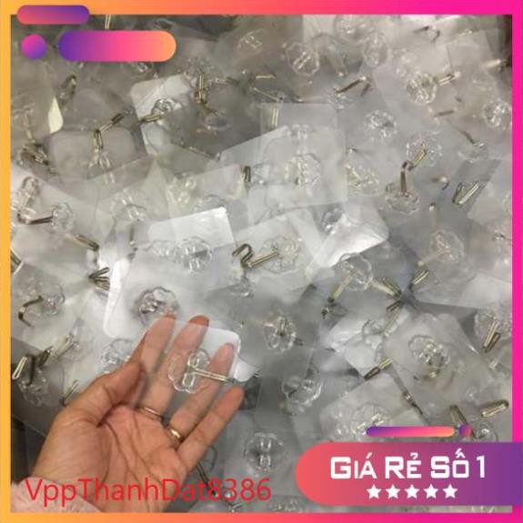 (Sale) Sỉ 50 móc dính tường trong suốt hàng loại 1 siêu chắc