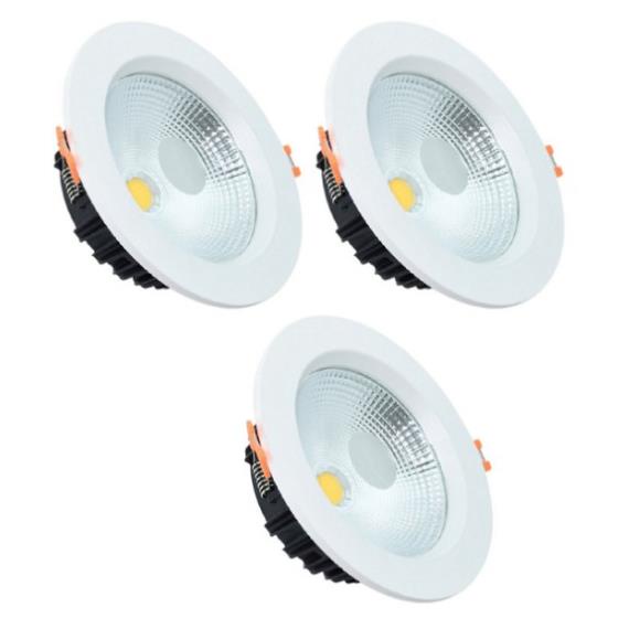 Combo 3 Đèn Led âm trần Chíp COB 30W