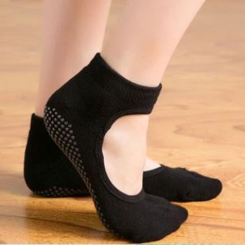 Vớ Cotton Tập Yoga / Pilates Chống Trượt Tiện Dụng Cho Nam Và Nữ