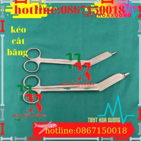 Kéo Cắt Băng Gạc Y Tế - Kéo Cắt Bột Các Cỡ Hàng PAKISTAN