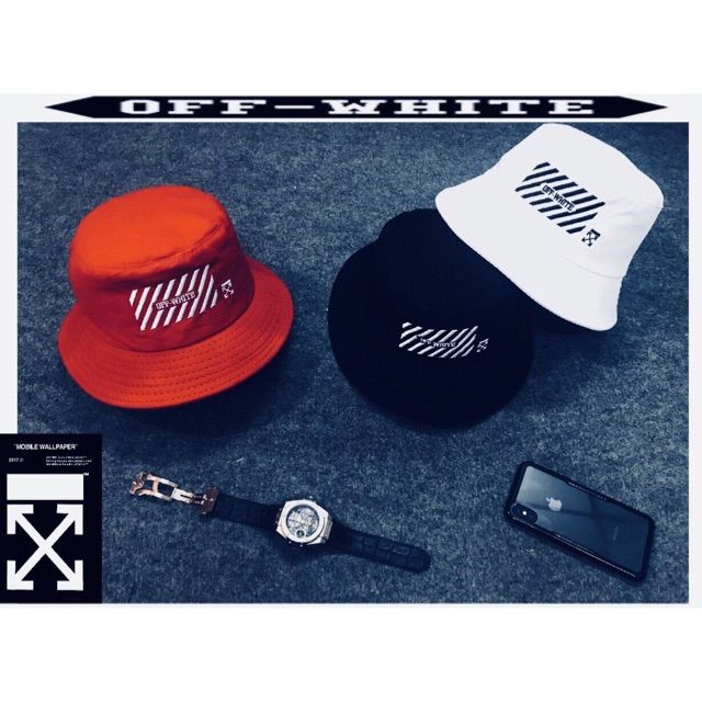 Nón bucket - OFF WHITE