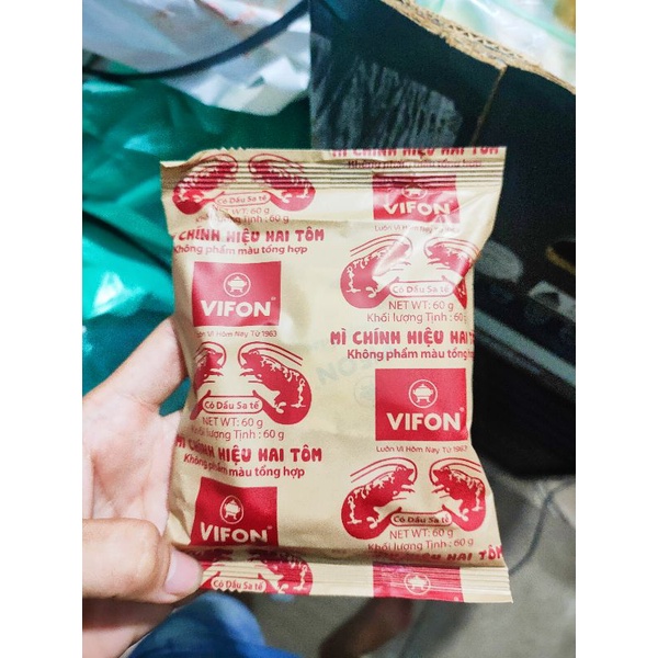 Mì vifon 2 con tôm VIfon chỉ 95k thùng 30 gói