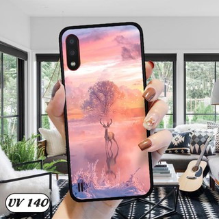 Ốp lưng Samsung Galaxy A01 lưng nhám viền dẻo