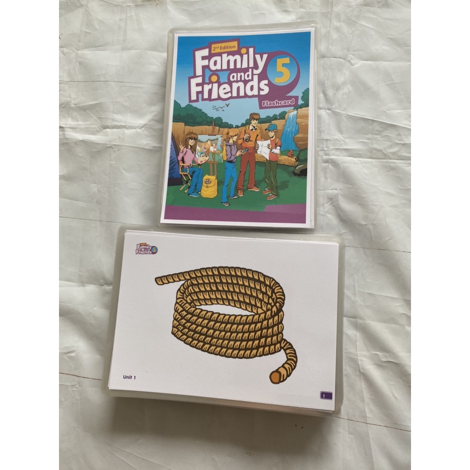 FLASHCARDS FAMILY AND FRIENDS 5 - phiên bản 2nd -192 thẻ