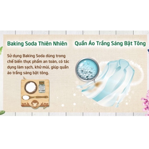 Combo Nước giặt Baking Soda Mao Bao 2000g + Hộp Chất vệ sinh lồng máy giặt Mao Bao chứa Ag+ 306g