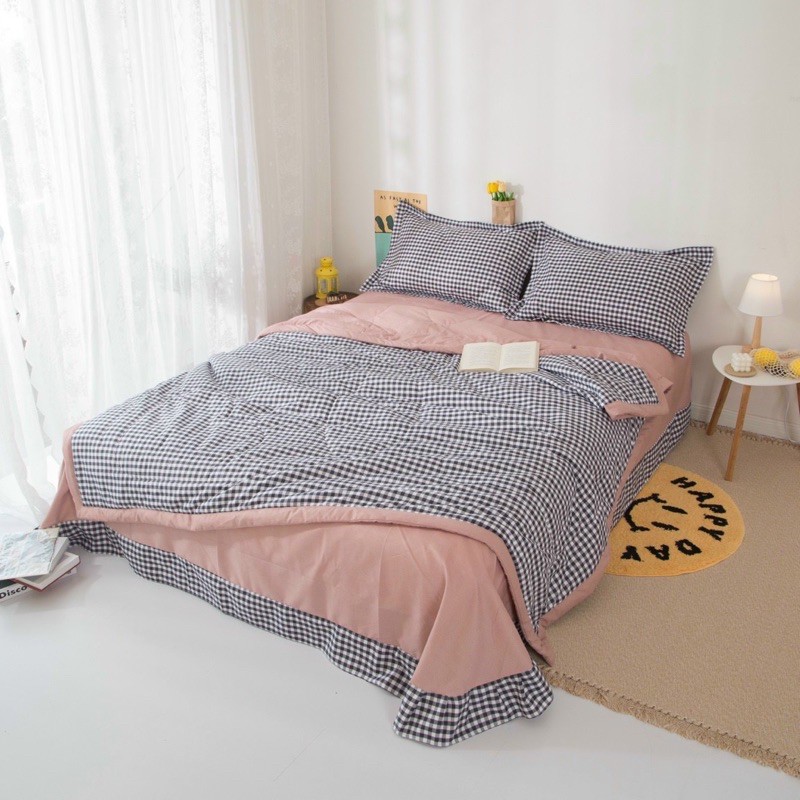 Sét hè đũi nhập MUJI 4 món mẫu mới 2021 (ga phủ hoặc bo chun)