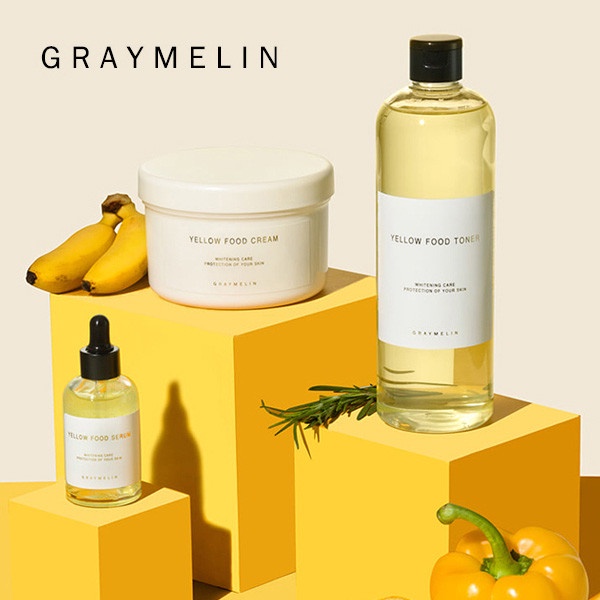 Kem trái cây dưỡng trắng da GRAYMELIN YELLOW FOOD CREAM 500ml