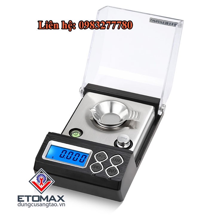 Cân Tiểu Ly Điện Tử 50g x 0,001g CT-33, Độ Chính Xác Đến 0,001g