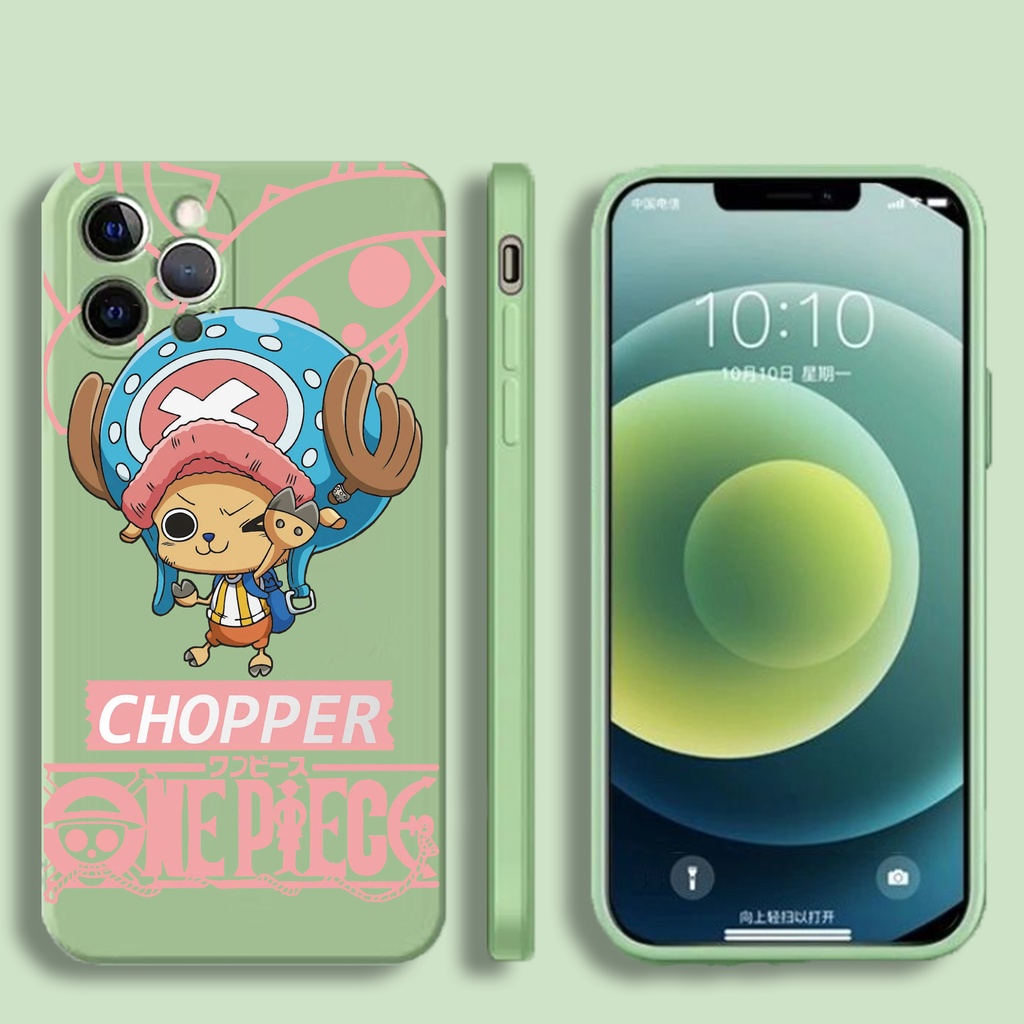 Ốp Điện Thoại Silicon Dẻo Chống Sốc In Họa Tiết One Piece Cho iPhone 13 / 12 / 11