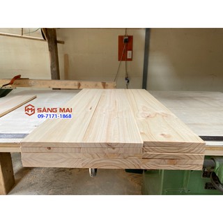 Tấm gỗ thông dày 1,2cm x mặt rộng 14cm x dài 80cm + láng mịn 4 mặt