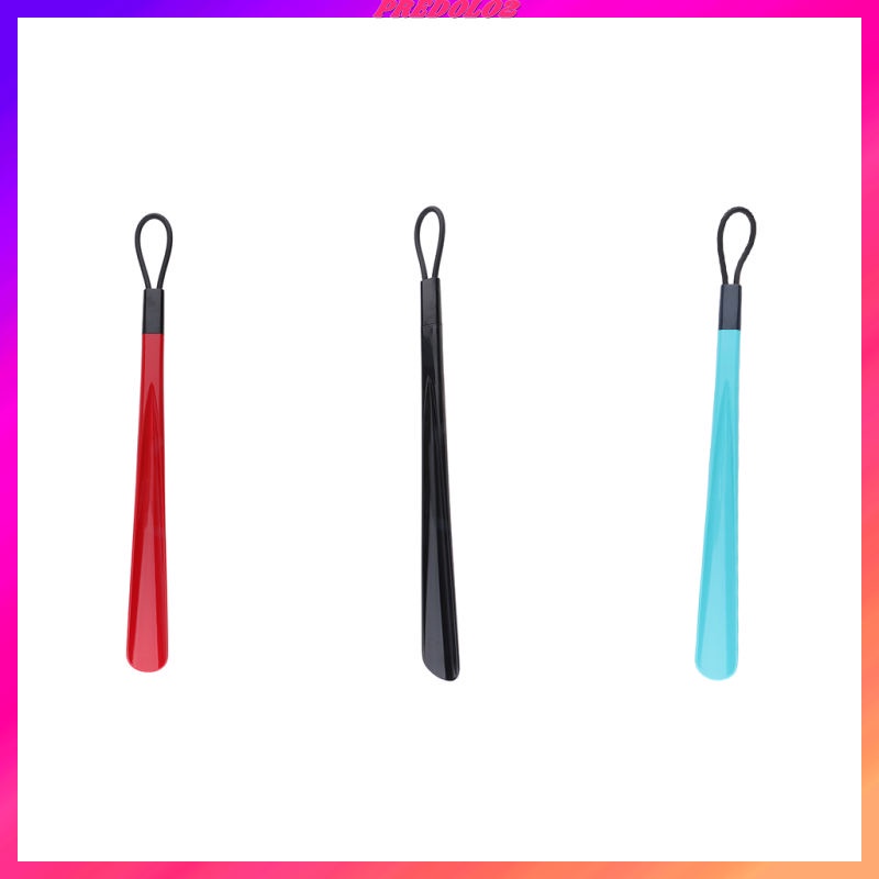 [Predolo2] Dụng Cụ Hỗ Trợ Mang Giày Bằng Nhựa 20 &quot;Tay Cầm Dài Màu Đen Chắc Chắn